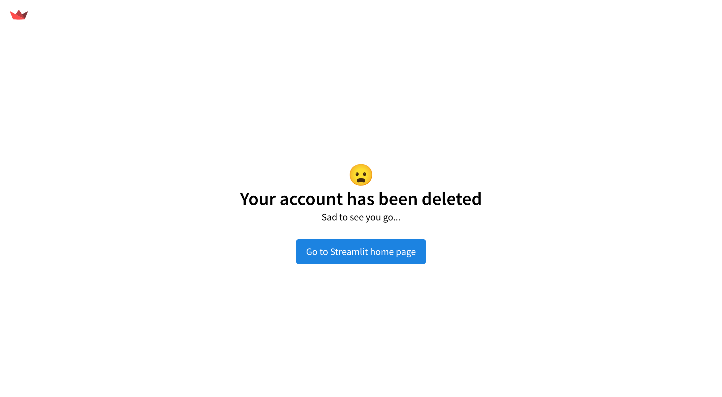 Your Streamlit Community Cloud account has been deleted.