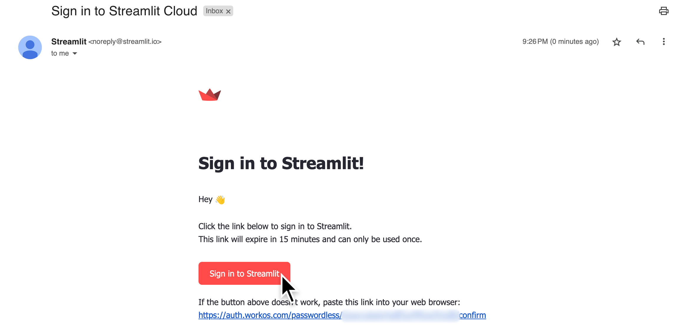 Streamlit Community Cloud sign-in email